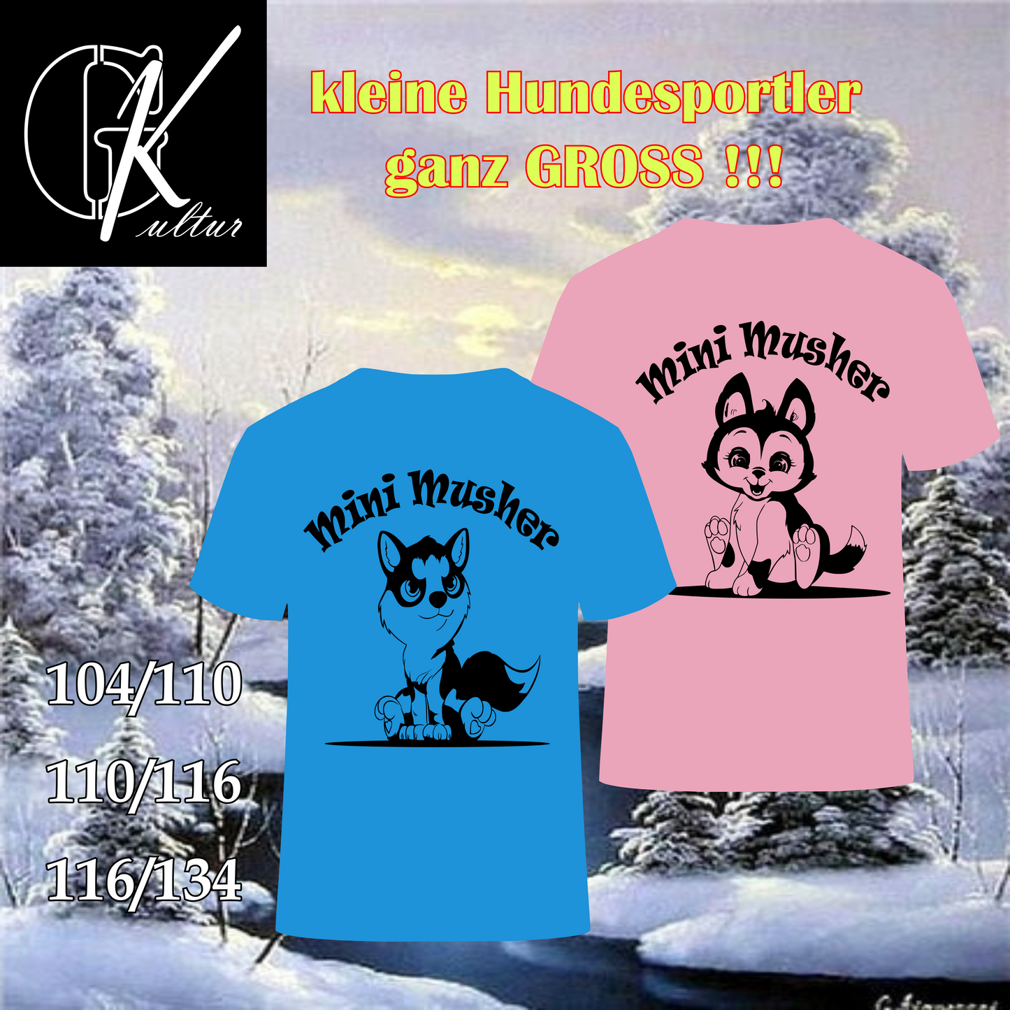 Kinder T-Shirt Mini Musher