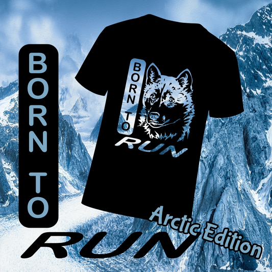 T-Shirt Born to Run Arctic Edition
